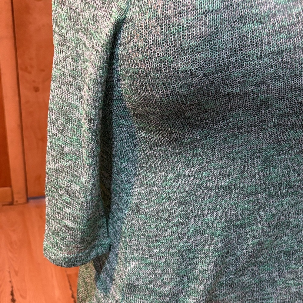 Sparkle & Fade Green Cowl Neck Sweater